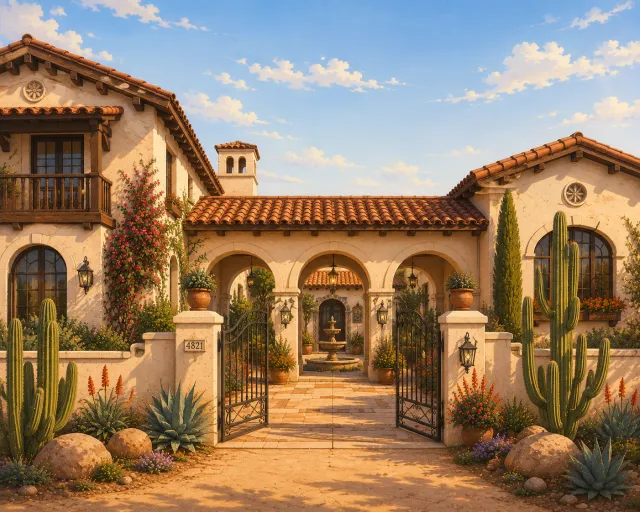 Sandstone Villa, a CoPet home, in daylight